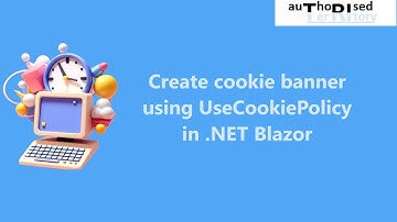 Create cookie banner using UseCookiePolicy in .NET Blazor