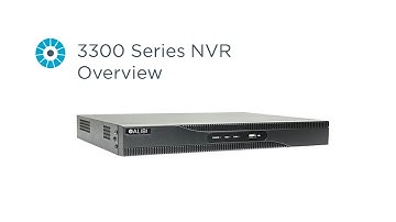 Alibi 3300 Series NVR IP Video Recorder