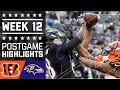 Bengals vs. Ravens | NFL Week 12 Game Highlights
