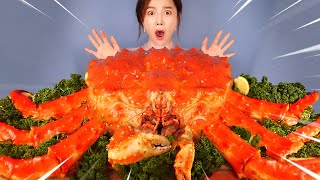 ENG SUB) 12Lb GIANT KING CRAB🦀Mukbang ASMR Eatingsound eatingshow Ssoyoung screenshot 5