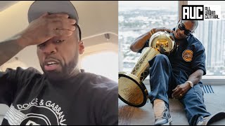 'This Janky N*gga' 50 Cent Trolls Ja Rule After The NBA Lets Him Hold Championship Trophy