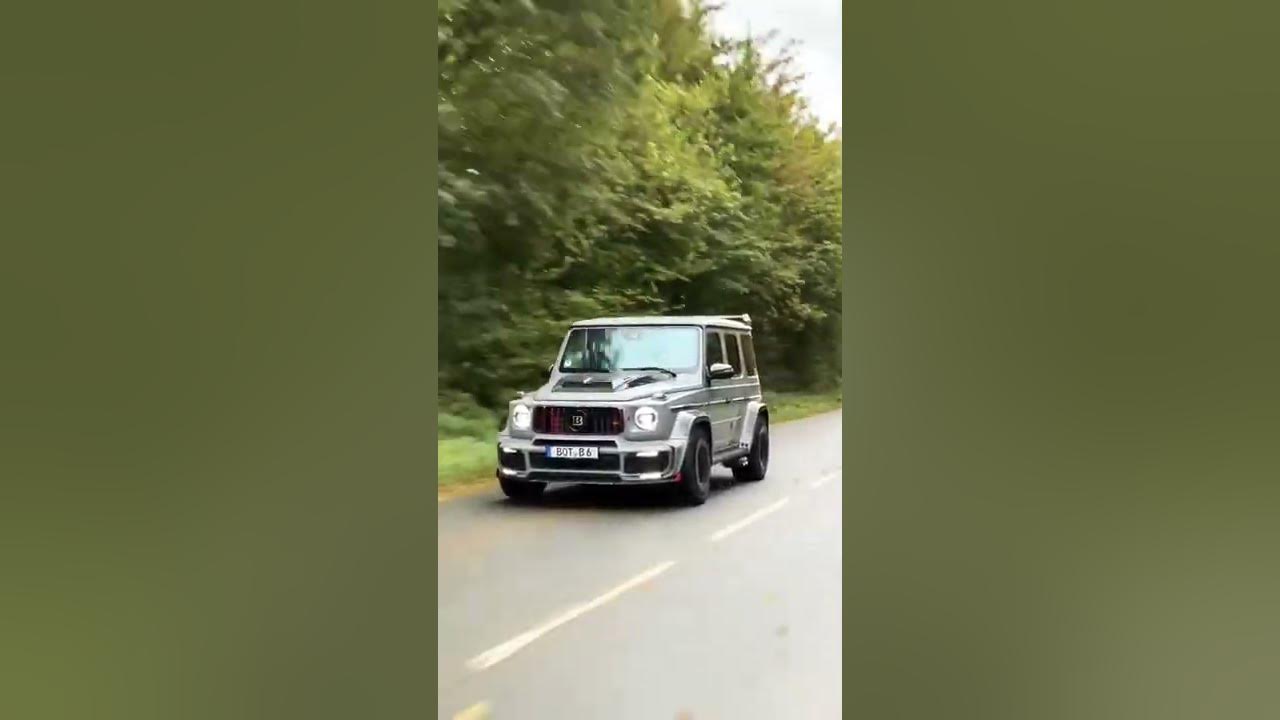 Brabus G63 800 With The Craziest Launch 🚀 #cars #luxury #speed #supercars #mercedes #brabus