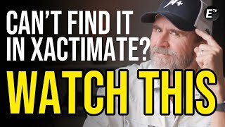 How to find materials and repairs in Xactimate | Line Items and Search
