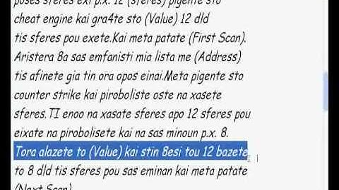 counter strike 1.6 hack with cheat engine