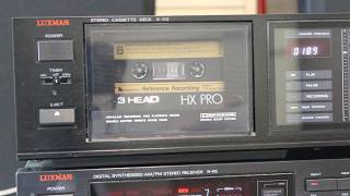 Luxman K-112 Stereo Cassette Deck Demonstration