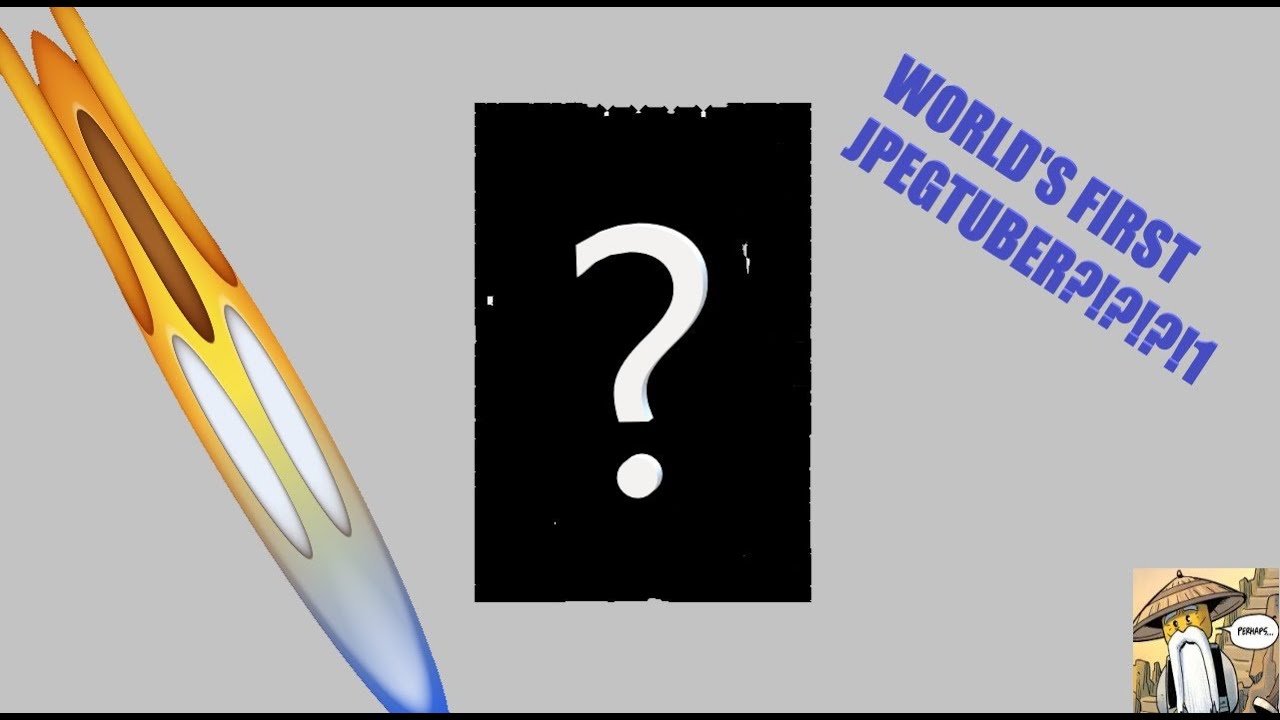 I Have Become The World's First JpegTuber.