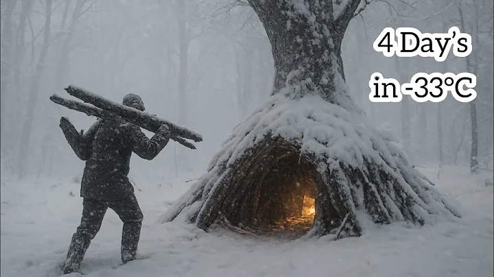 4 Days Trapped in -33°C Blizzard | Extreme Winter Survival Alone