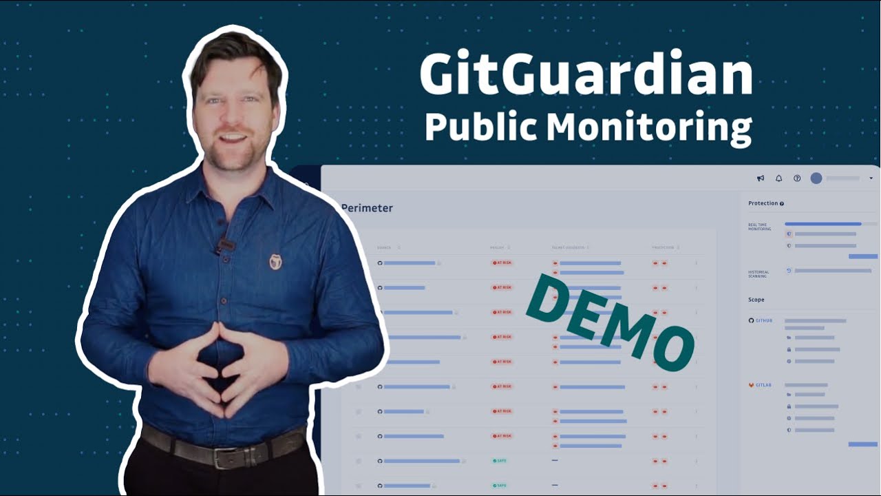 GitGuardian Public Monitoring demo – protect your attack surface on GitHub