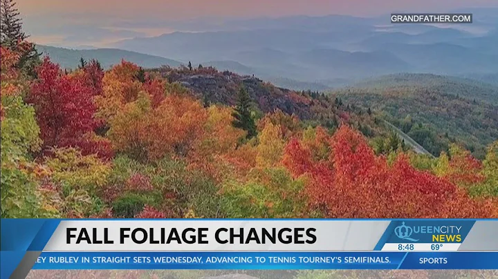 When are North Carolina’s fall colors expected to peak this year?