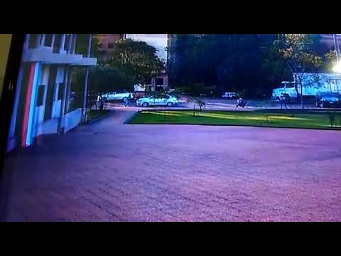 Momento em que os pistoleiros chegaram na prefeitura para praticar o atentado @pontaporainforma