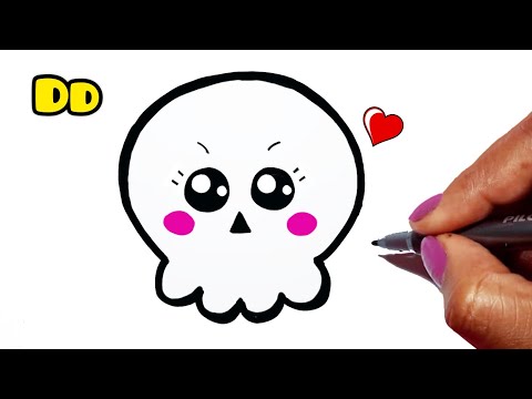 Como desenhar Morcego de Halloween Kawaii ❤ Desenhos kawaii - Desenho para  Desenhar 