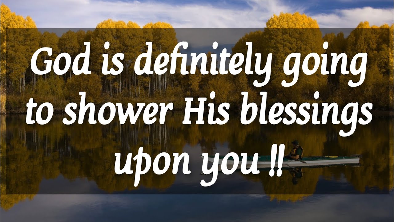 🎉 God is definitely going to shower His blessings upon you 💯 God's
