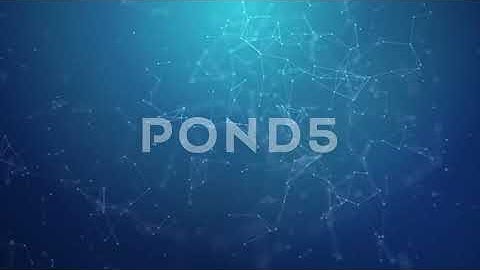 Abstract Plexus Futuristic Technology Loop Animation Background