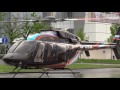 Взлет вертолета Bell-407GX "Helirussia - 2016"
