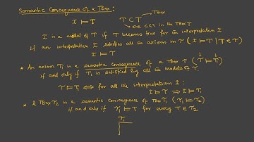 Reasoning with Description Logic (Generic) - Part I