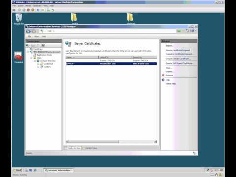Using DPM to encrypt data to tape using a self signed certificate