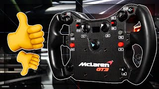 Is the CHEAPEST Fanatec Wheel Any Good?! McLaren GT3 V2 Review