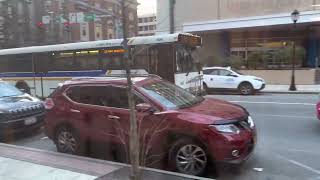 Bee Line Bus on the route 13 to Port Chester bound ￼in White Plains NY ￼