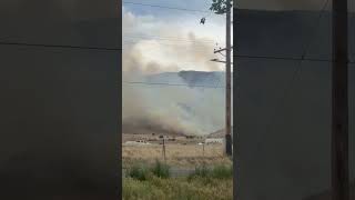 UTAH FLAMES 🔥: A Wildfire Broke Out In Leamington, Utah, This Week, Spreading To About 1,500 Acres