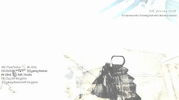 Modern Warfare 3 - Random Throwing Knife While Flashed