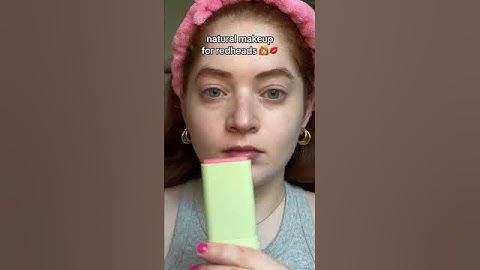 natural makeup for redheads 👩🏼‍🦰💋💗 #redhead #redhair #makeup #makeuptutorial #sadiesink