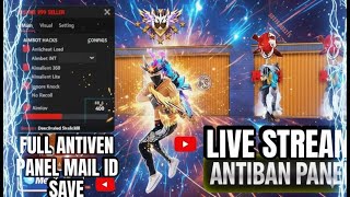 🔴LIVE PC PANEL OB51 UPDTES FREE FIRE MAX PC PANEL  ╬Si𝐥𝐞𝐧𝐭𝐀𝐢𝐦-𝐌𝐚𝐱╬TELEPORT HACK  | 100% ANTIBAN🔴#ff