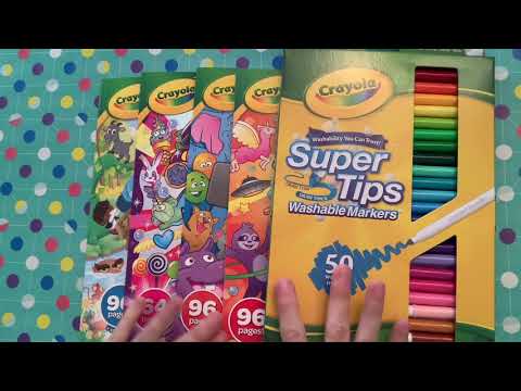 My Crayola COLORED pages Adult colouring - YouTube