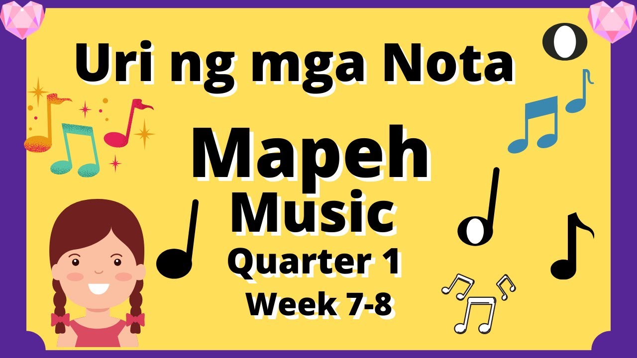MAPEH Music 4 Uri ng mga Nota Grade 4 Quarter 1 - YouTube