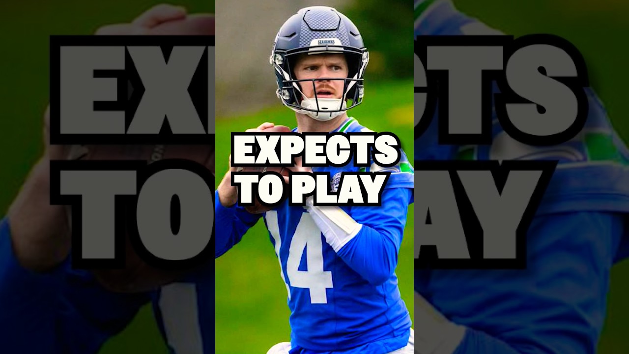 WATCH: 🚨INJURY NEWS! Sam Darnold expects to PLAY Saturday vs 49ers #nfl #seahawks #seattleseahawks