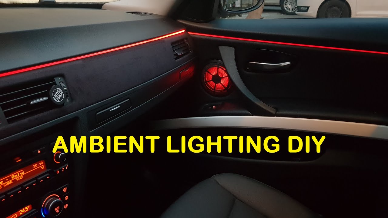 2010 BMW Custom Ambient Lighting (328i - YouTube