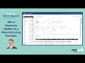 Sage X3 How To | Bill of Materials (BOMs) in a Manufacturing Example