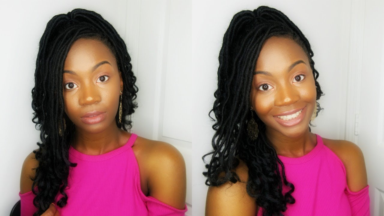 1MONTH UPDATE| Freetress Crochet Goddess Locs!!! - YouTube
