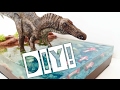 DIY realistic Dinosaur Diorama with water effect!