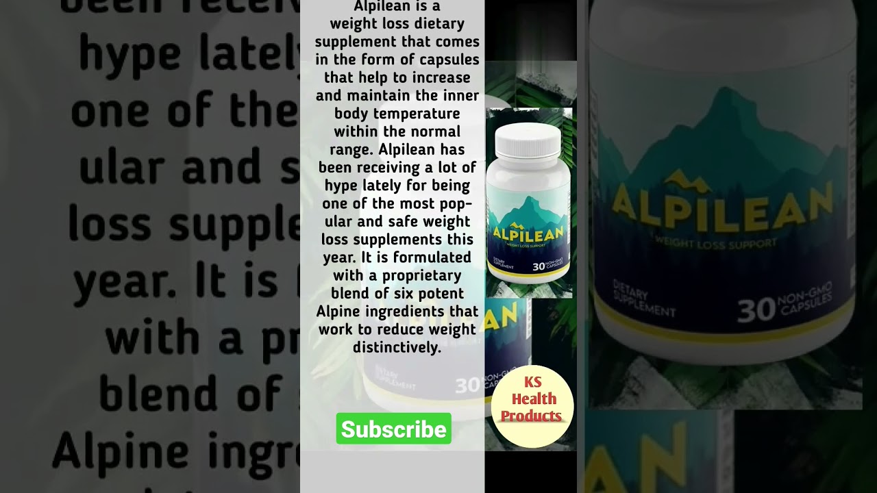 ALPILEAN. Best Weight Loose Supplement #shorts #Fitness