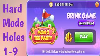 GOLF RIVAL- MOM'S TEE PARTY// BRINK GAME// HARD MODE// SECOND ROUND// All 9 Holes screenshot 3