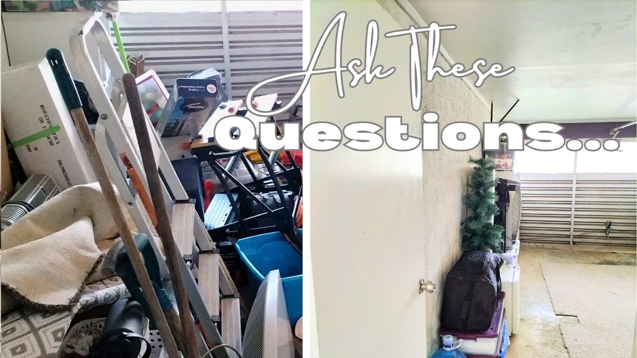 DISASTER DECLUTTER Your Garage OR Other Space // Essential Questions I Ask To Make It Easy // PART 1