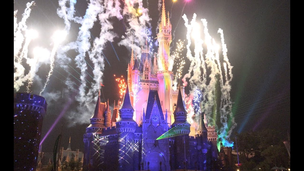 4K Once Upon A Time Castle Projection Tokyo Disneyland 2014