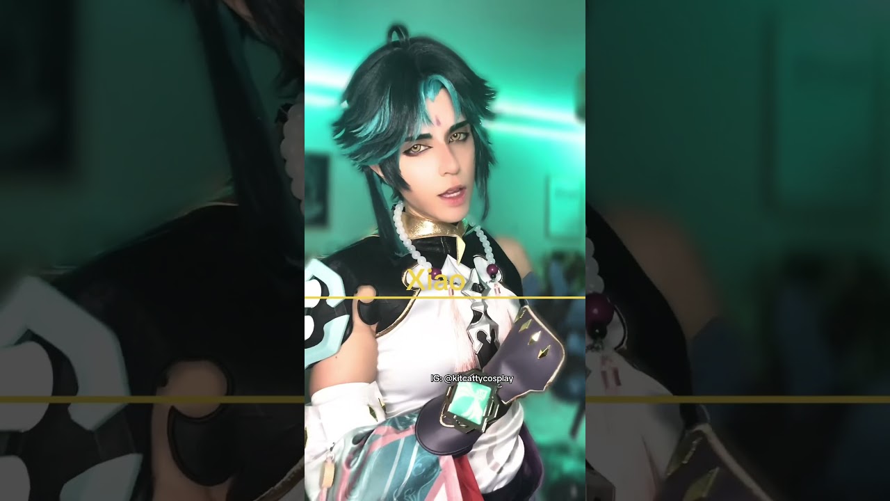 I’m obsessed w his covers 🤭 #cosplay #genshincosplayer #genshinimpact #gamer #genshin #shorts #xiao