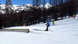 Risoul 1850 - prawie slide