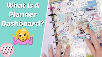 🤷🏻‍♀️ What Is A Planner Dashboard? Tips For Planner Beginners!