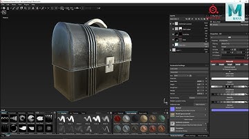 The Vintage Lunchbox project 2 of 2 : Texturing in Substance painter