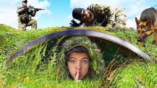 I Challenged an Actual SWAT Team to Camo Hide and Seek!