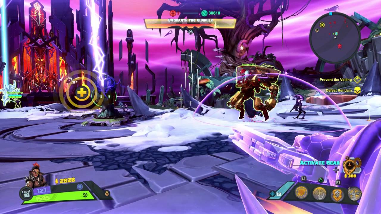 Battleborn - The Heliophage: 5 Players Rendain, Varelsi Malignar, Jailer Hylis, Bagranth The Gunhulk