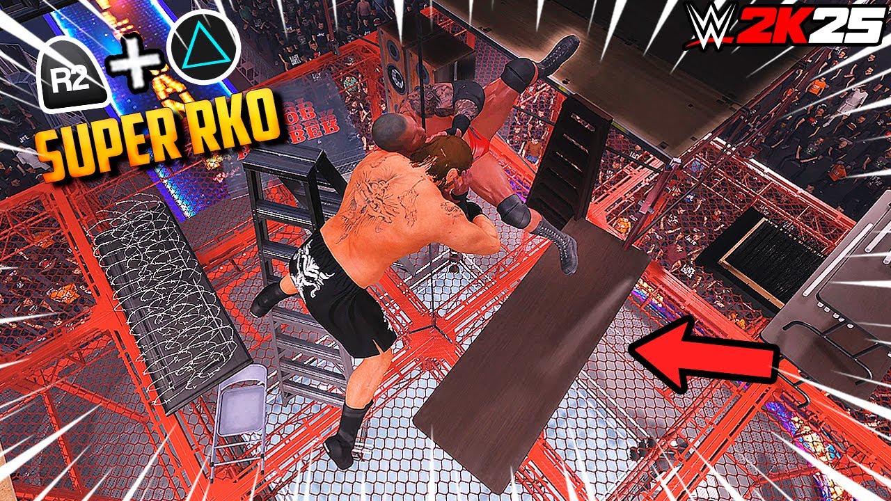 Эпические экстремальные моменты в WWE 2K25! (Чистый хаос)