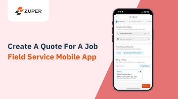 How To Create A Quote From A Job On The Zuper Mobile App