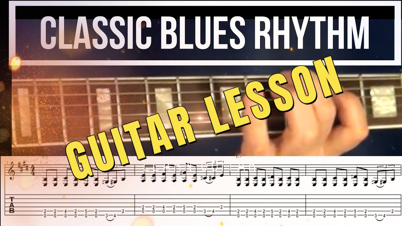 Learn a Classic Blues Rhythm in E with Tab and Backing Track - GUITAR ...