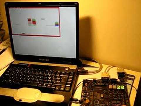 Arkanoid running on Zilog Z8 Encore!