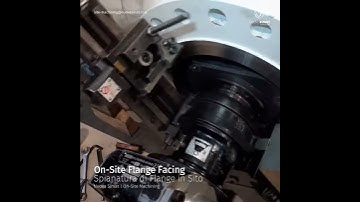 Flange Facer in Action