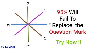 95% will fail to replace the Question mark || Try Now!! StudyUp Math