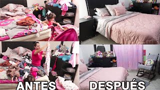 LIMPIEZA EXTREMA EN HABITACIÓN 😱😱ANTES Y DESPUÉS